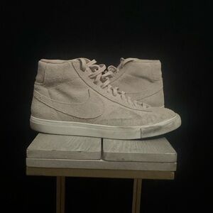 Nike blazers pink suede high tops size 11.5